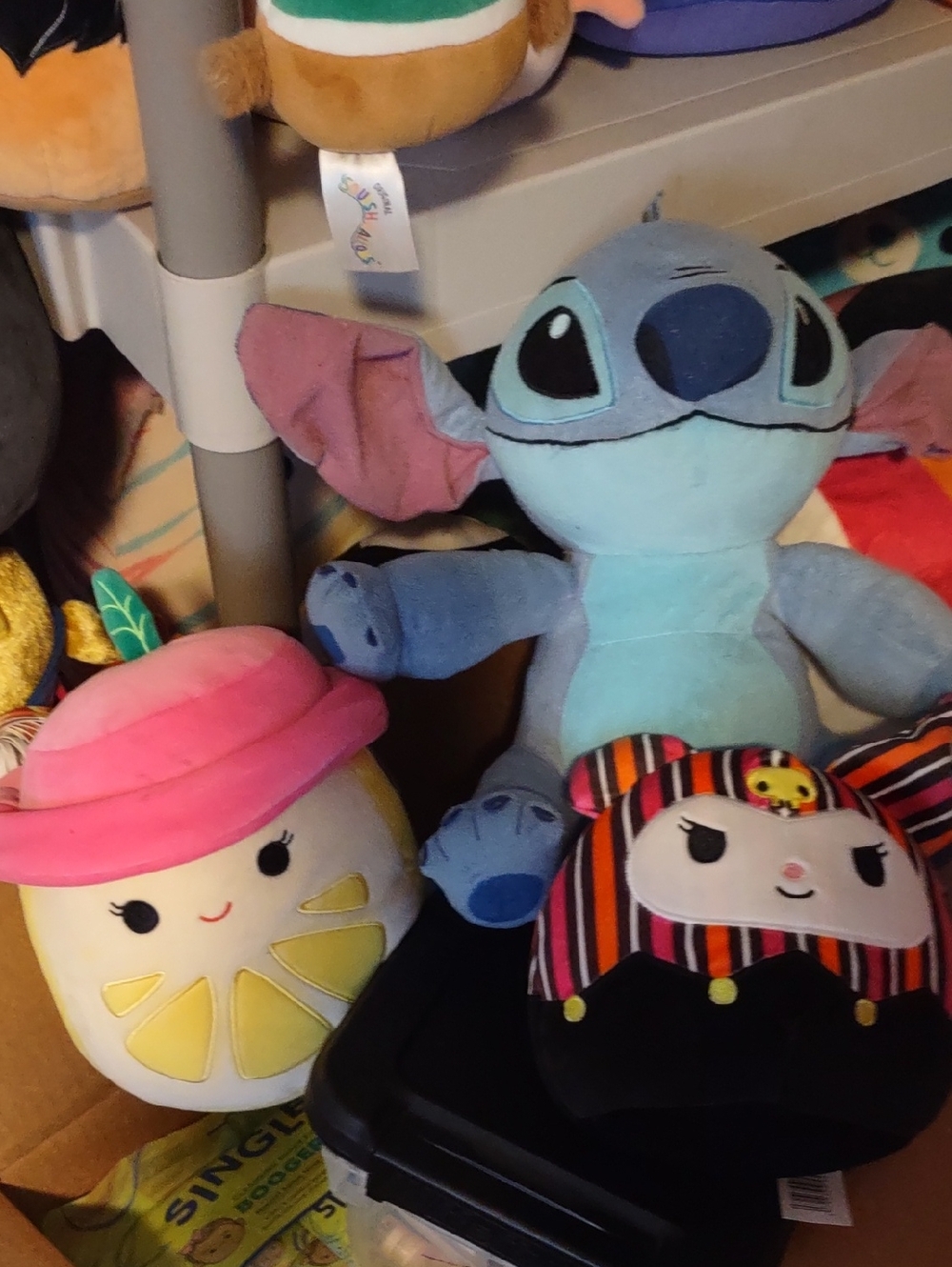Three plush